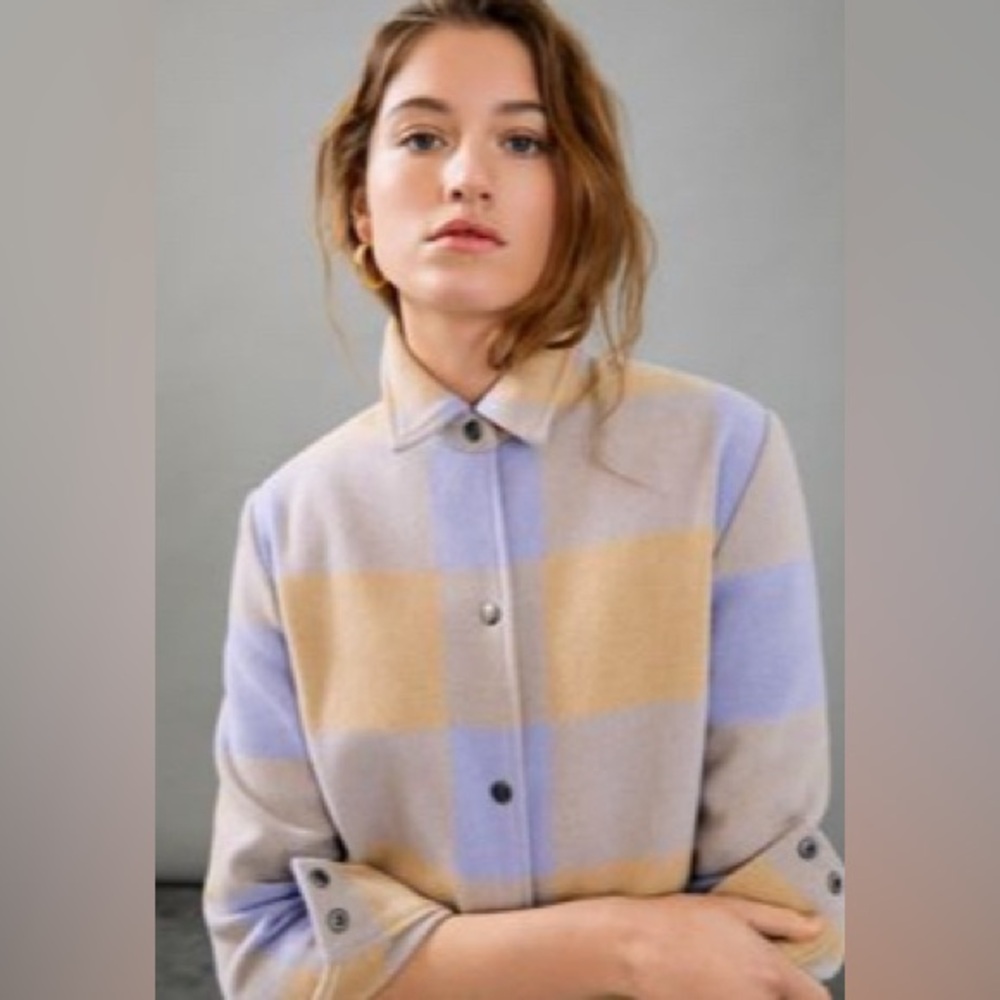 ELDRIDGE PLAID SHIRT JACKET